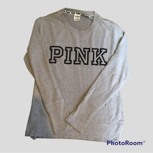 Grey PINK Sweatshirt 🤍